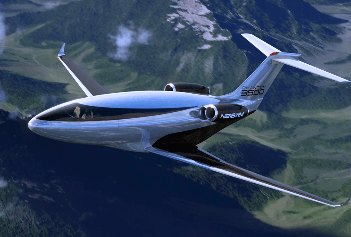 Inside the Phantom 3500: The Windowless Jet Redefining Private Aviation